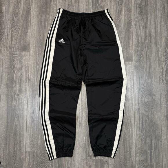 adidas Other - Vintage Adidas Track Pants Mens Large Y2K Baggy Cotton Lined Windbreaker
